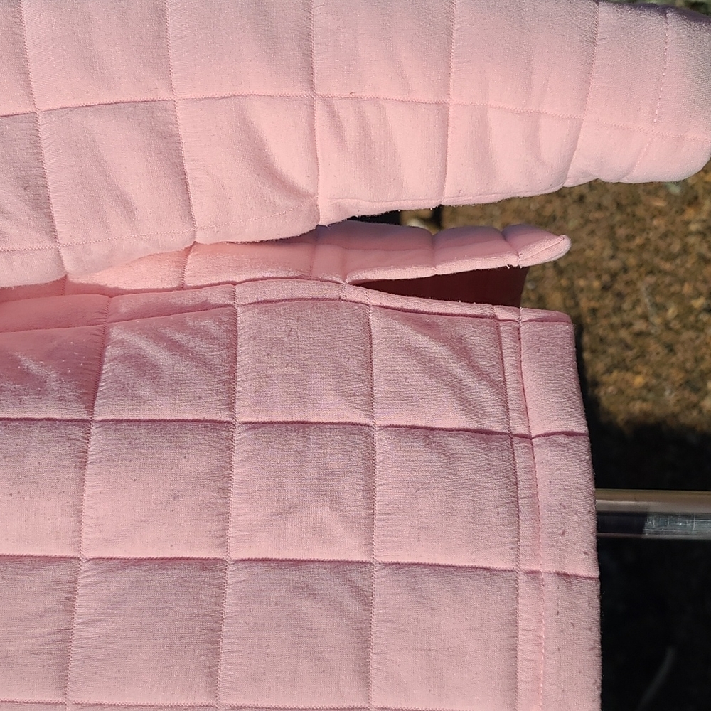 GAPFIT GAP Pink Quilted Pullover Hoodie XS Minimalist Lounge Athleisure Soft - Picture 10 of 15